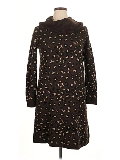 Pre-owned Tommy Hilfiger Casual Dress In Brown