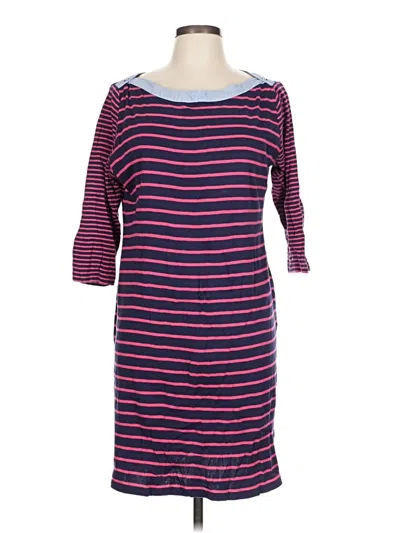 Pre-owned Tommy Hilfiger Casual Dress In Burgundy