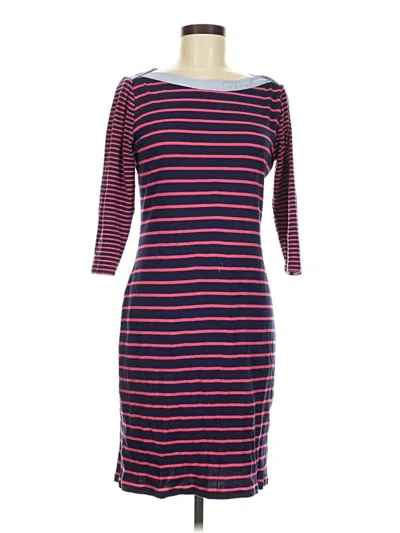 Pre-owned Tommy Hilfiger Casual Dress In Burgundy
