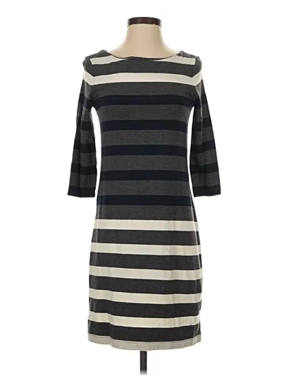 Pre-owned Tommy Hilfiger Casual Dress In Gray