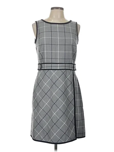 Pre-owned Tommy Hilfiger Casual Dress In Gray