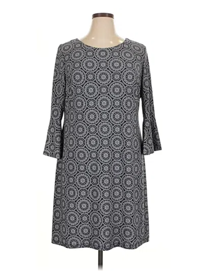 Pre-owned Tommy Hilfiger Casual Dress In Gray