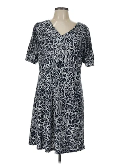 Pre-owned Tommy Hilfiger Casual Dress In Gray