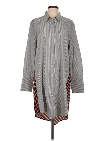 Pre-owned Tommy Hilfiger Casual Dress In Gray