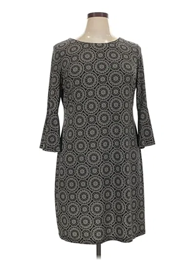 Pre-owned Tommy Hilfiger Casual Dress In Gray