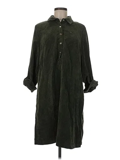 Pre-owned Tommy Hilfiger Casual Dress In Green