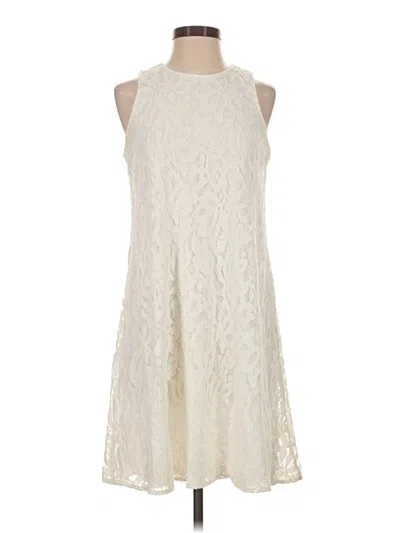 Pre-owned Tommy Hilfiger Casual Dress In Ivory