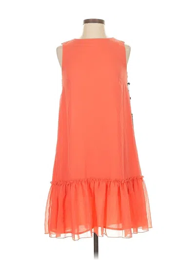 Pre-owned Tommy Hilfiger Casual Dress In Orange