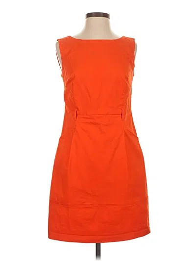 Pre-owned Tommy Hilfiger Casual Dress In Orange