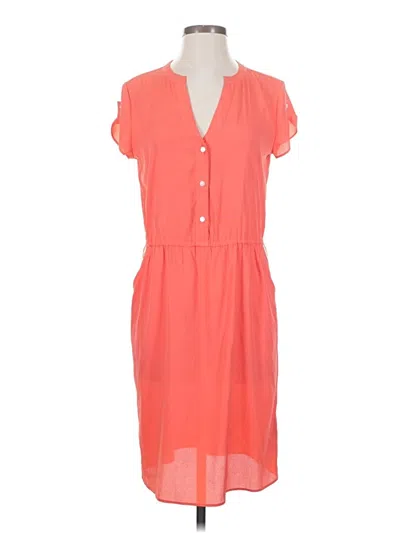 Pre-owned Tommy Hilfiger Casual Dress In Orange