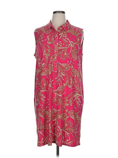 Pre-owned Tommy Hilfiger Casual Dress In Pink