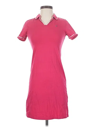 Pre-owned Tommy Hilfiger Casual Dress In Pink