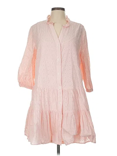 Pre-owned Tommy Hilfiger Casual Dress In Pink