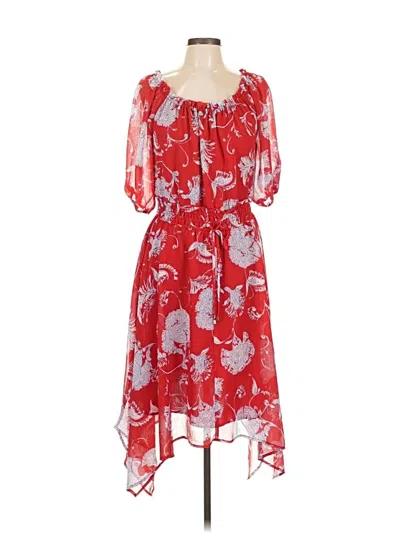 Pre-owned Tommy Hilfiger Casual Dress In Red