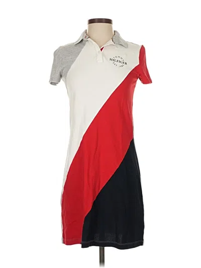 Pre-owned Tommy Hilfiger Casual Dress In Red