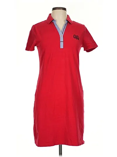 Pre-owned Tommy Hilfiger Casual Dress In Red