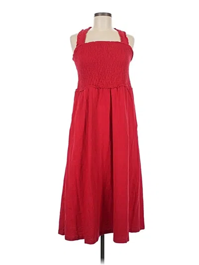 Pre-owned Tommy Hilfiger Casual Dress In Red