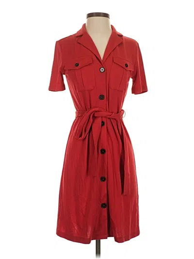 Pre-owned Tommy Hilfiger Casual Dress In Red