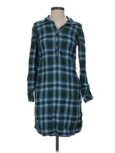 Pre-owned Tommy Hilfiger Casual Dress In Teal