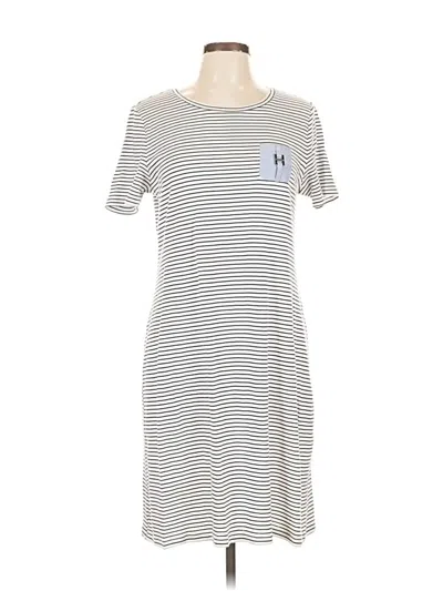 Pre-owned Tommy Hilfiger Casual Dress In White
