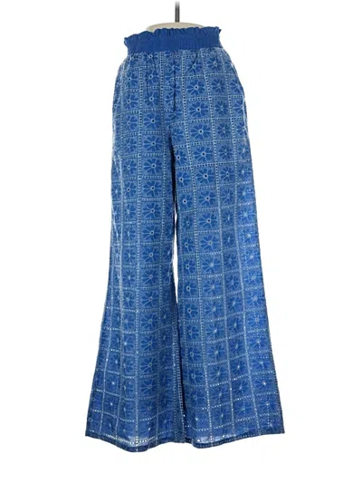Pre-owned Tommy Hilfiger Casual Pants In Blue