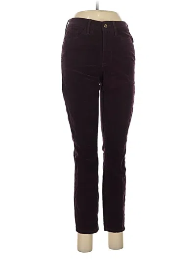 Pre-owned Tommy Hilfiger Casual Pants In Burgundy