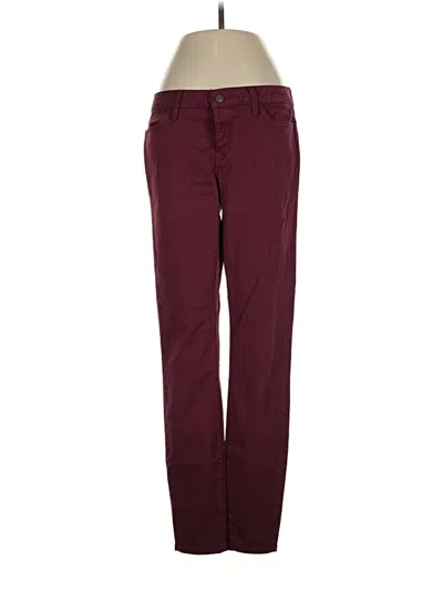 Pre-owned Tommy Hilfiger Casual Pants In Burgundy
