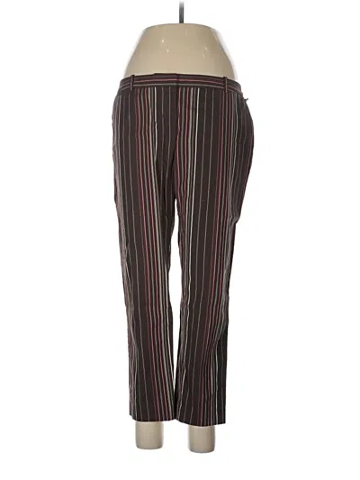 Pre-owned Tommy Hilfiger Casual Pants In Burgundy