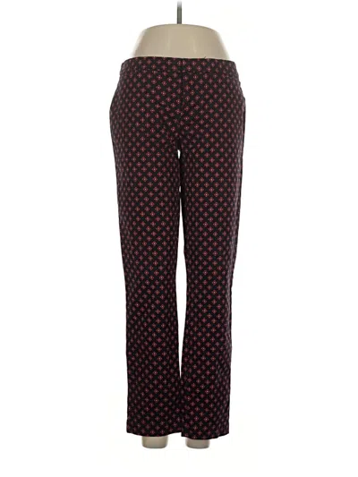 Pre-owned Tommy Hilfiger Casual Pants In Burgundy
