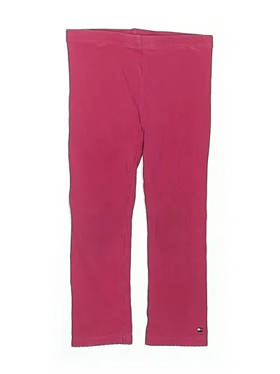 Pre-owned Tommy Hilfiger Kids' Casual Pants In Pink