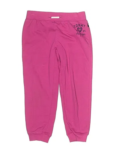 Pre-owned Tommy Hilfiger Kids' Casual Pants In Pink