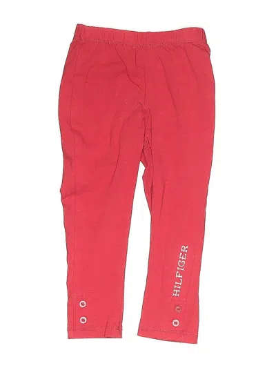 Pre-owned Tommy Hilfiger Kids' Casual Pants In Red