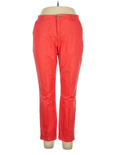 Pre-owned Tommy Hilfiger Casual Pants In Red