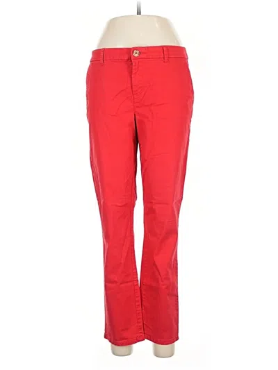 Pre-owned Tommy Hilfiger Casual Pants In Red