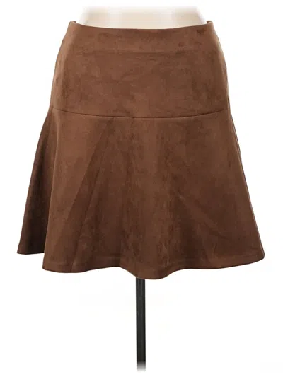 Pre-owned Tommy Hilfiger Casual Skirt In Brown