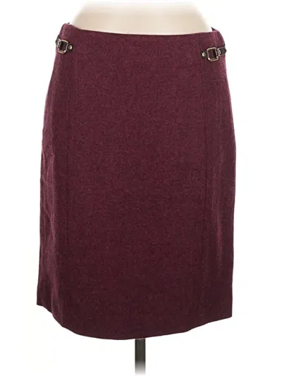 Pre-owned Tommy Hilfiger Casual Skirt In Burgundy