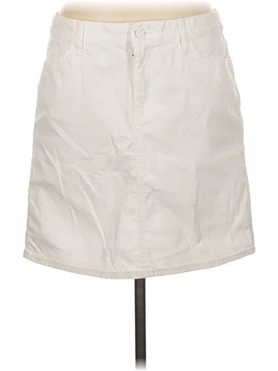Pre-owned Tommy Hilfiger Casual Skirt In Ivory