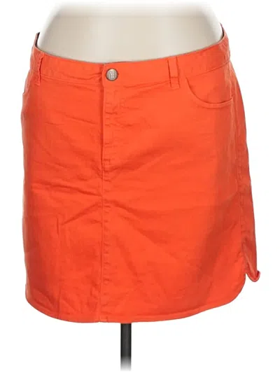 Pre-owned Tommy Hilfiger Casual Skirt In Orange