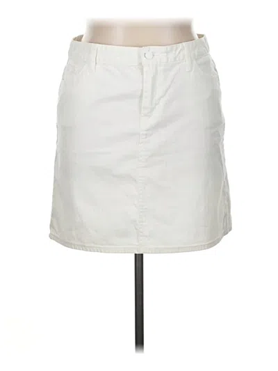 Pre-owned Tommy Hilfiger Casual Skirt In White