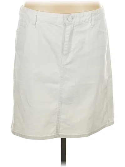 Pre-owned Tommy Hilfiger Casual Skirt In White