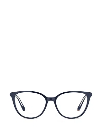 Tommy Hilfiger Cat-eye Frame Glasses In Brown