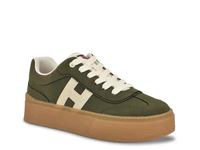 Tommy Hilfiger Celmi Platform Sneaker In Green