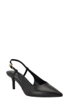 Tommy Hilfiger Cerizza Slingback Pointed Toe Pump In Black