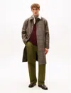 Tommy Hilfiger Check Wool In Brown