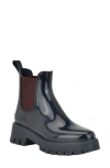 Tommy Hilfiger Dipit Womens Man Made P Rain Boots In Dark Blue