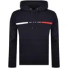 Tommy Hilfiger Chest Insert Hoodie Navy In Blue