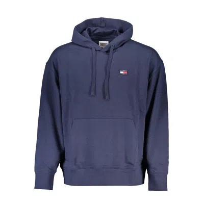 Tommy Hilfiger Chic Blue Hooded Sweatshirt With Logo Detail
