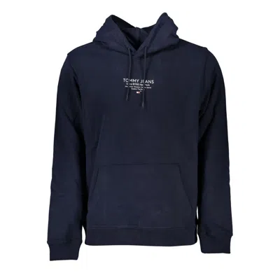 Tommy Hilfiger Chic Blue Hooded Sweatshirt With Logo Detail