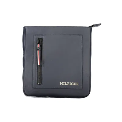 Tommy Hilfiger Chic Blue Shoulder Bag With Contrasting Details