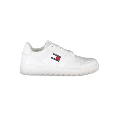 Tommy Hilfiger Chic Contrast Lace-up Men's Sneakers In White